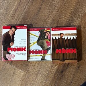 Monk DVD Box Set Seasons 1, 2, 4